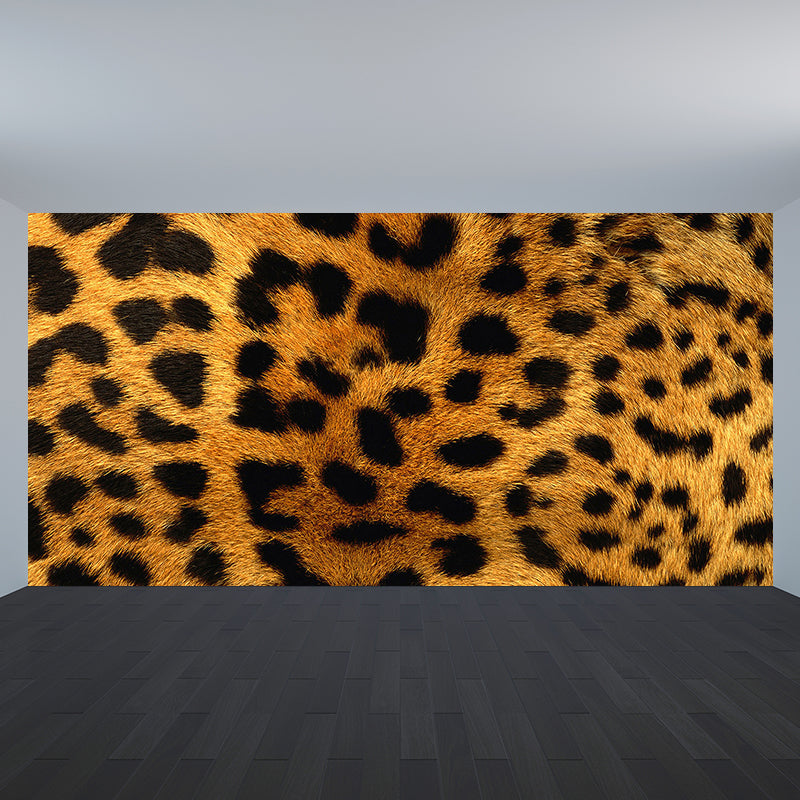 Brehn | Ganz Faux Tierfell Wandmural Tapete Feuchtigkeitsbeständig Modernes Wohnzimmer Wandkunst