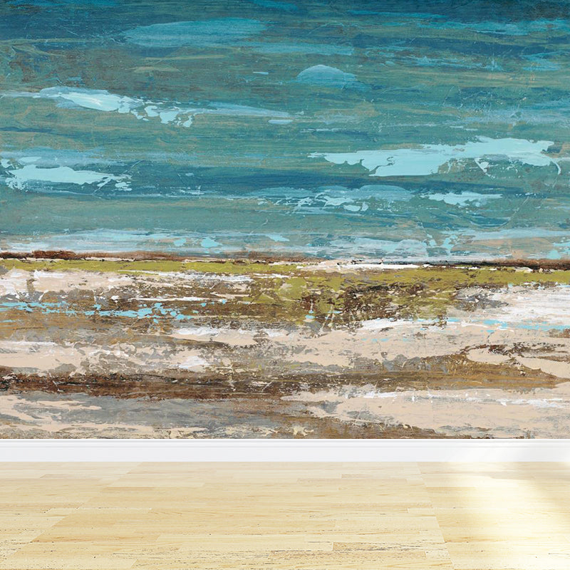 Brehn | Moderne Scenery Schilderij Muur Muurschildering Zachte Kleur Abstracte Muurbedekking voor Thuis, Aangepaste Print
