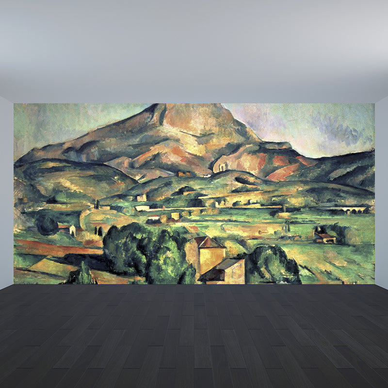 Brehn | Moderne Scenery Schilderij Muur Muurschildering Zachte Kleur Abstracte Muurbedekking voor Thuis, Aangepaste Print
