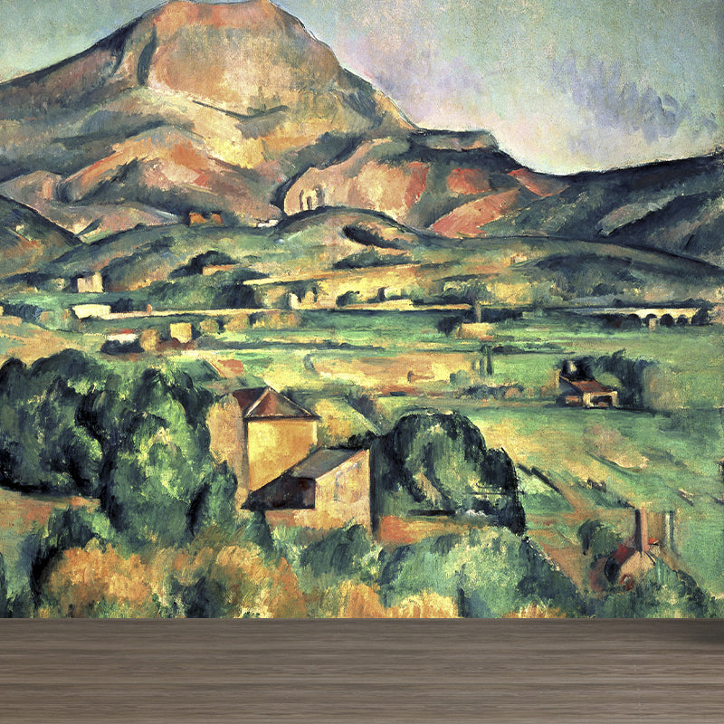 Brehn | Moderne Scenery Schilderij Muur Muurschildering Zachte Kleur Abstracte Muurbedekking voor Thuis, Aangepaste Print