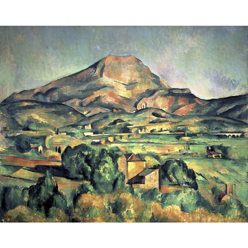 Brehn | Moderne Scenery Schilderij Muur Muurschildering Zachte Kleur Abstracte Muurbedekking voor Thuis, Aangepaste Print