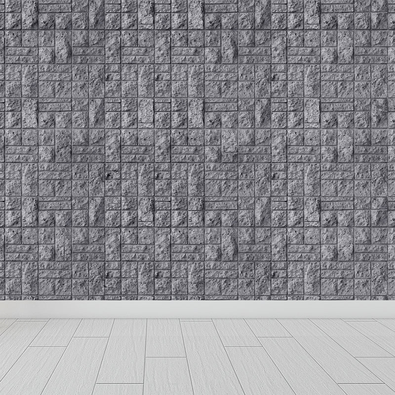 Brehn | Glatt Große Pastell Wandmalerei Cyberpunk Vintage Ziegel Look Wandverkleidung, Maßgefertigt