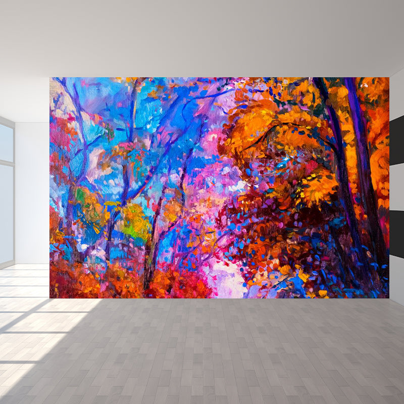 Brehn | Klassische Ölmalerei Landschaft Wandtattoo Helle Farbe Fleckenresistente Wanddekoration für Zimmer