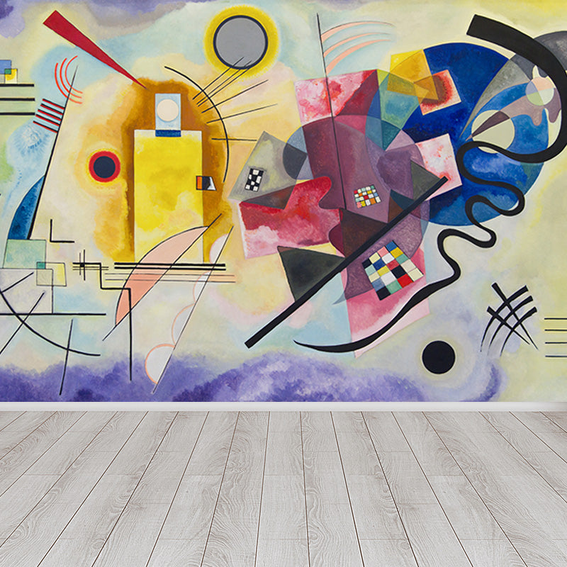 Brehn | Großes Kandinsky Abstrakte Kunst Wandbild Wasserdicht Modernes Wohnzimmer Wanddeko