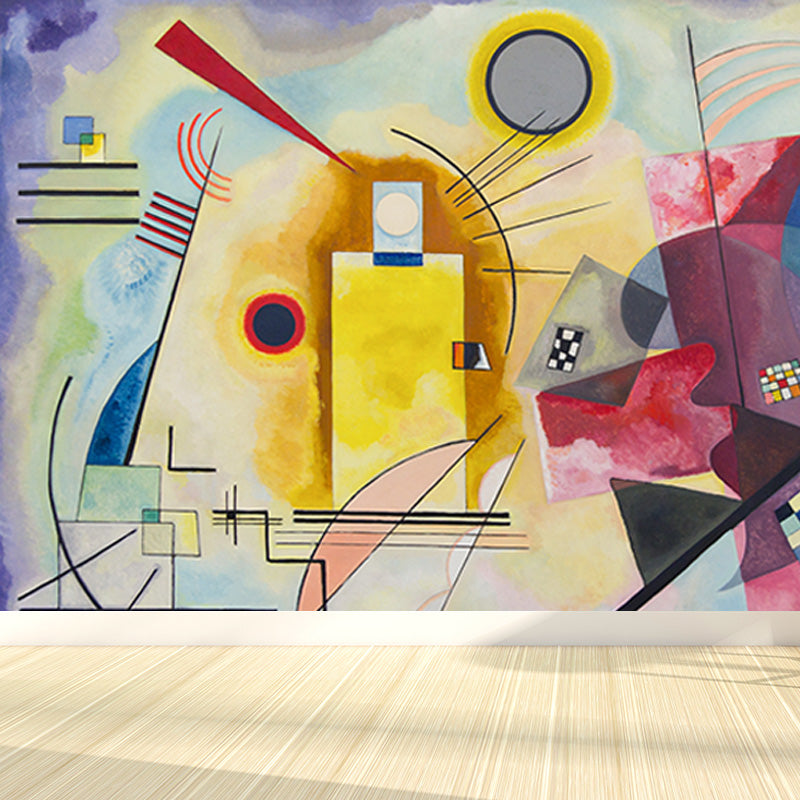 Brehn | Großes Kandinsky Abstrakte Kunst Wandbild Wasserdicht Modernes Wohnzimmer Wanddeko