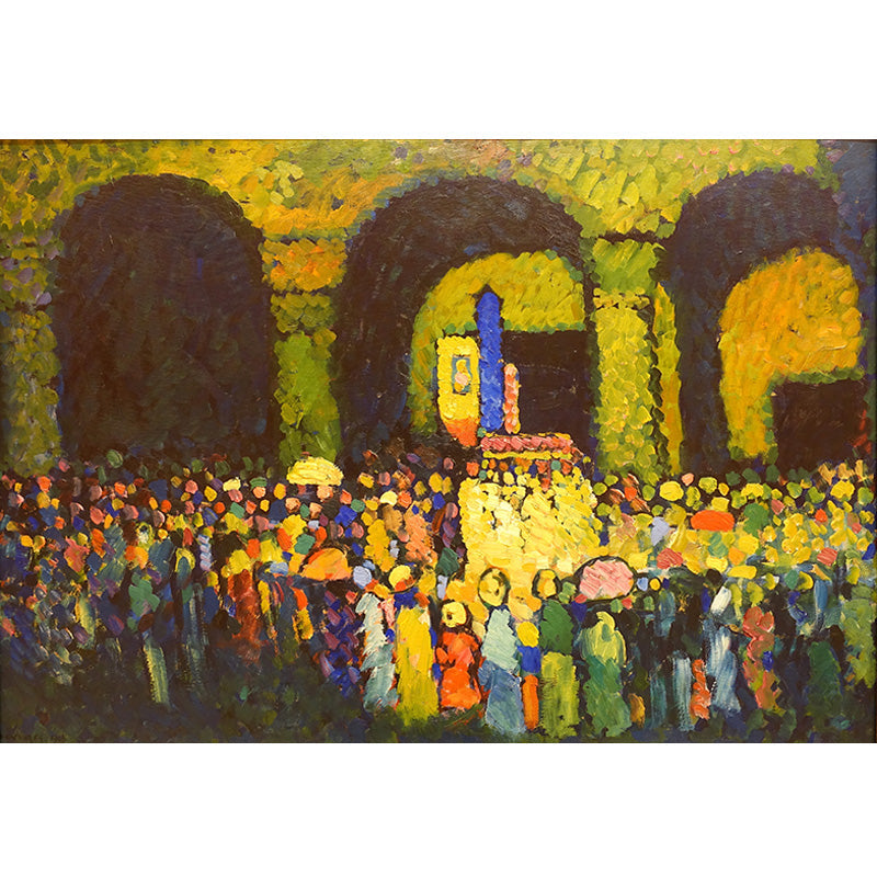 Brehn | Großes Kandinsky Abstrakte Kunst Wandbild Wasserdicht Modernes Wohnzimmer Wanddeko