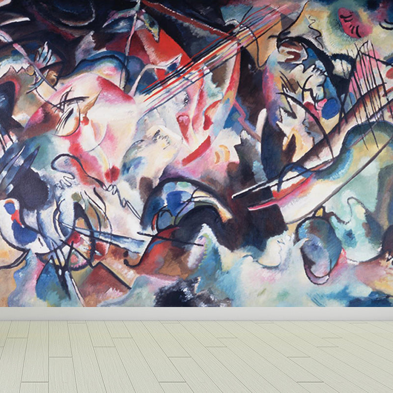 Brehn | Großes Kandinsky Abstrakte Kunst Wandbild Wasserdicht Modernes Wohnzimmer Wanddeko