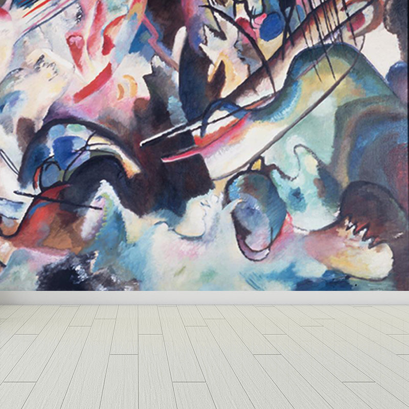 Brehn | Großes Kandinsky Abstrakte Kunst Wandbild Wasserdicht Modernes Wohnzimmer Wanddeko