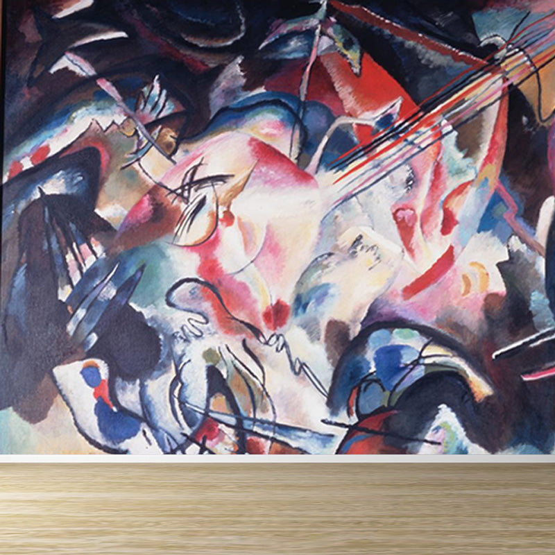 Brehn | Großes Kandinsky Abstrakte Kunst Wandbild Wasserdicht Modernes Wohnzimmer Wanddeko