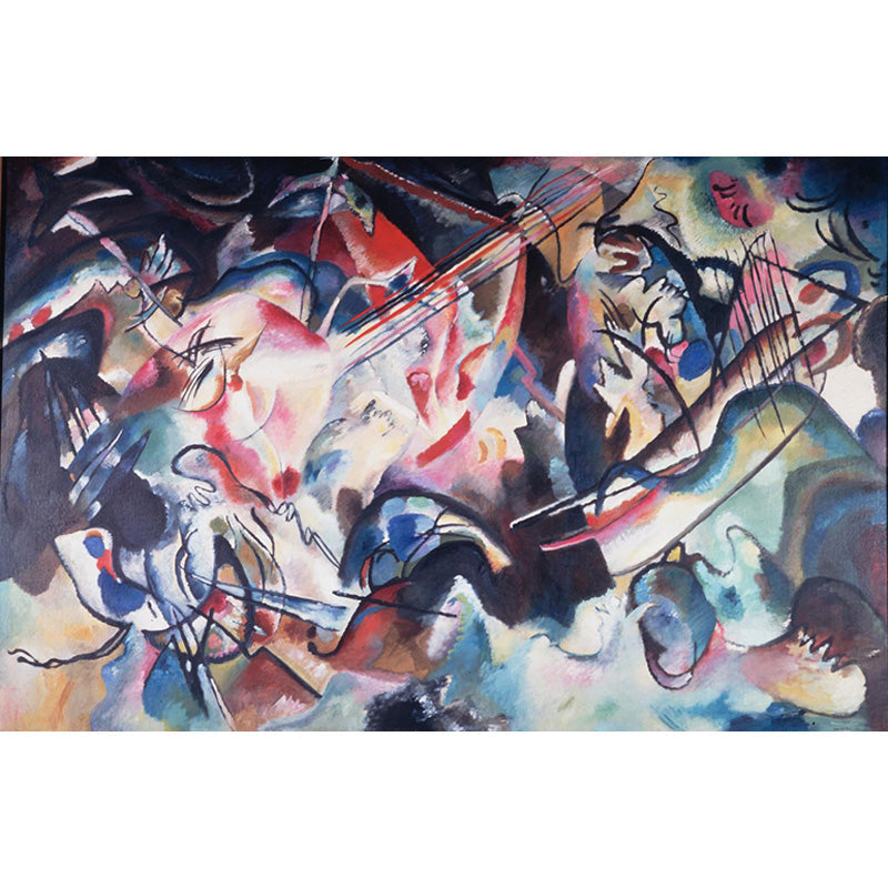 Brehn | Großes Kandinsky Abstrakte Kunst Wandbild Wasserdicht Modernes Wohnzimmer Wanddeko