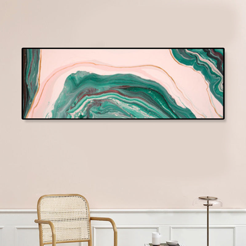 Brehn | Nordic Flows Muster Wandkunst Sanfte Farben Abstrakte Leinwanddruck für Zuhause Interior