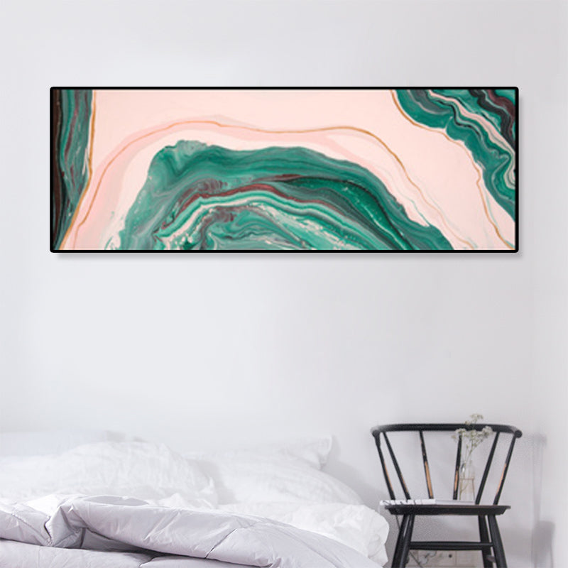 Brehn | Nordic Flows Muster Wandkunst Sanfte Farben Abstrakte Leinwanddruck für Zuhause Interior