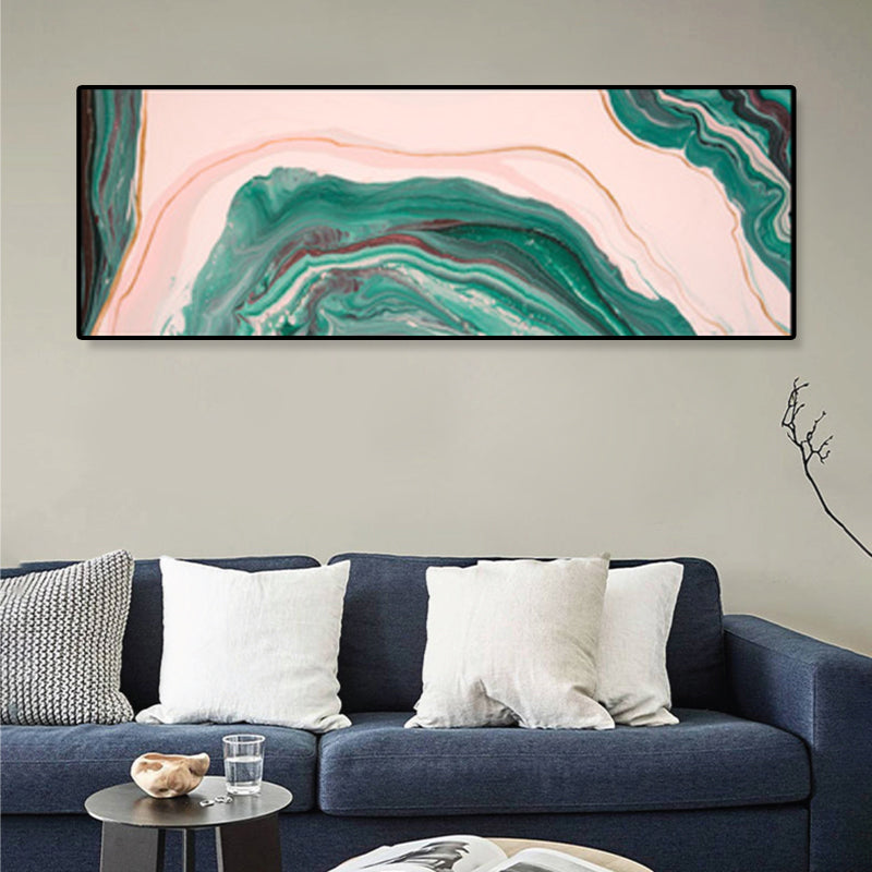 Brehn | Nordic Flows Muster Wandkunst Sanfte Farben Abstrakte Leinwanddruck für Zuhause Interior