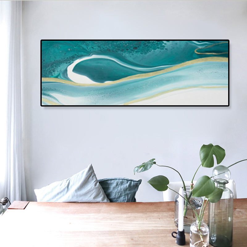 Brehn | Nordic Flows Muster Wandkunst Sanfte Farben Abstrakte Leinwanddruck für Zuhause Interior