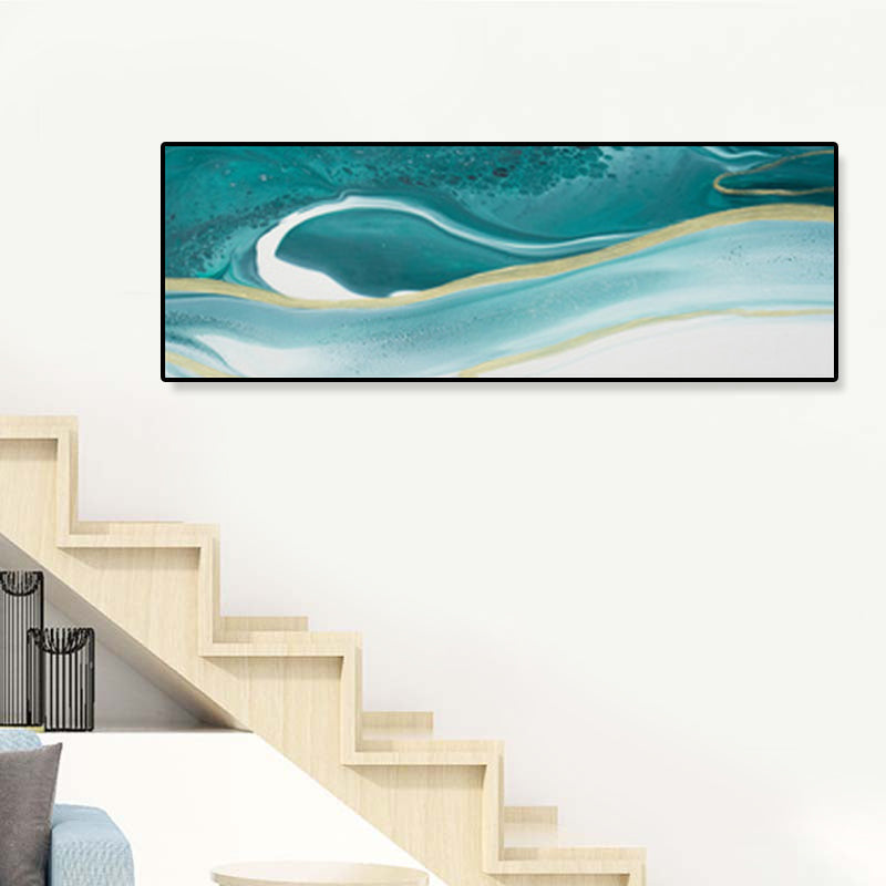 Brehn | Nordic Flows Muster Wandkunst Sanfte Farben Abstrakte Leinwanddruck für Zuhause Interior