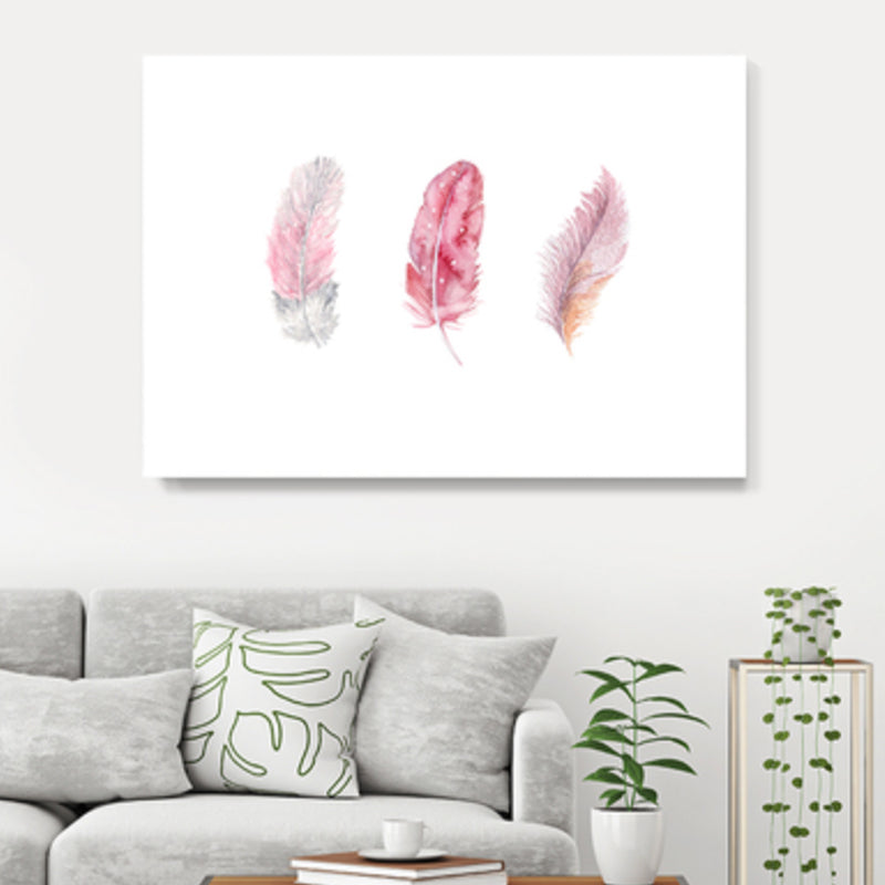 Brehn | Illustration Still Life Leinwandkunst Texturiertes Nordisches Wohnzimmer Wanddekor in sanften Farben