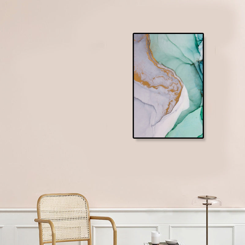 Brehn | Texturiertes abstraktes Wandkunst-Leinwanddruck nordischer Stil Wanddekoration für Hausinterieur