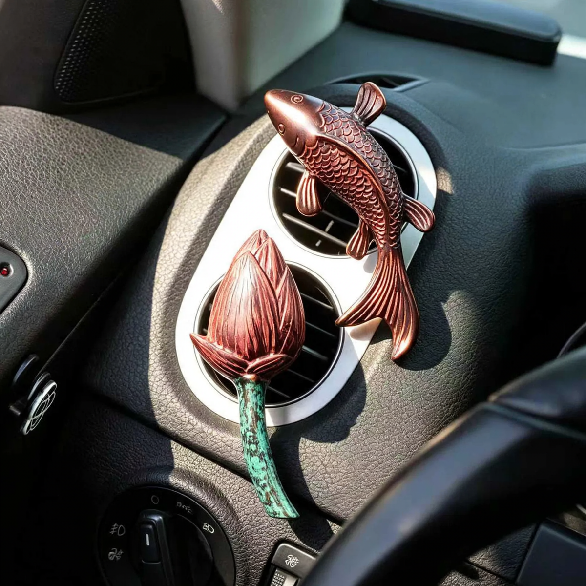 Koi-Dufthänger für Autolüftung, chinesisches Design