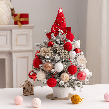 Mini-Weihnachtsbaum mit Schnee-Effekt