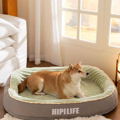 Hundebett, oval, Größen S–XXL, wärmend