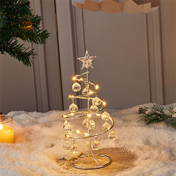 Dekorative LED-Weihnachtsbaum-Figur aus Metall