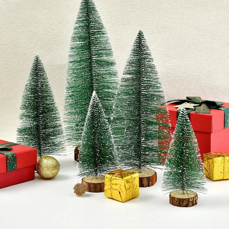 Mini-Weihnachtsbaum aus Kiefernnadeln, verschiedene Größen
