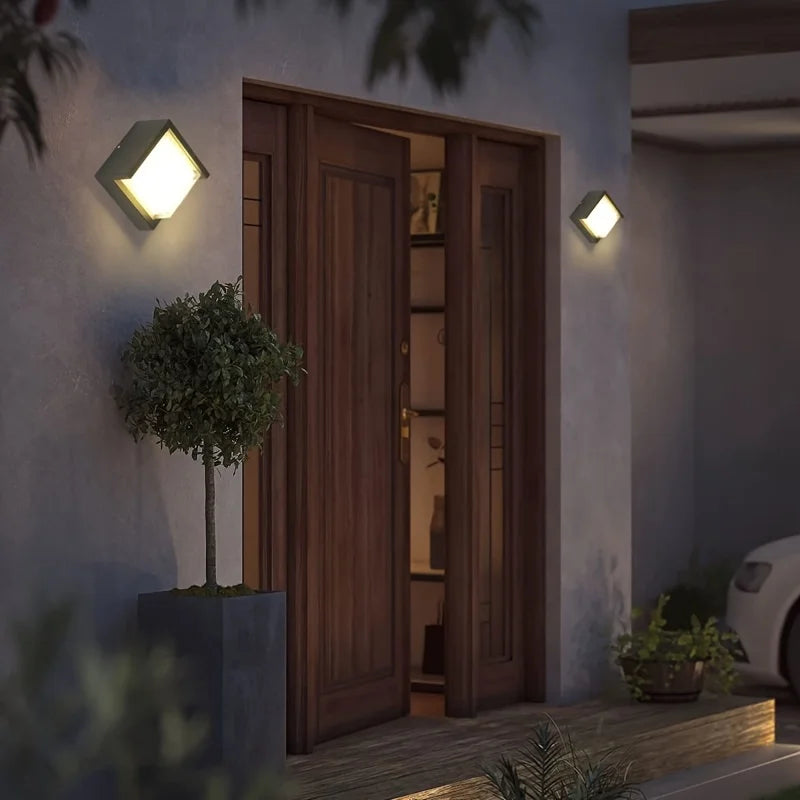 Langlebige LED Wandleuchte für Außenbereich - Wetterfeste und energiesparende Außenbeleuchtung, ideal für Garten und Terrasse | Brehn