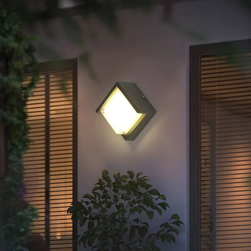 Langlebige LED Wandleuchte für Außenbereich - Wetterfeste und energiesparende Außenbeleuchtung, ideal für Garten und Terrasse | Brehn