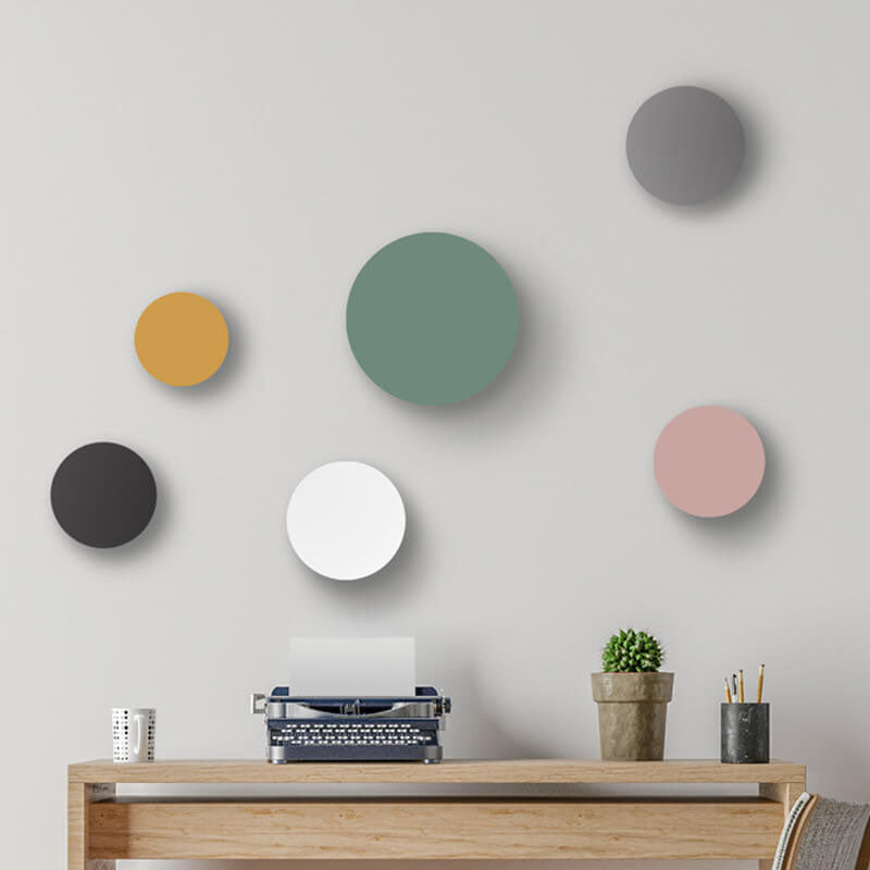 Brehn | GlowOrb Minimalistische Runde LED Wandleuchte | Farbvielfalt | Dimmbares Licht