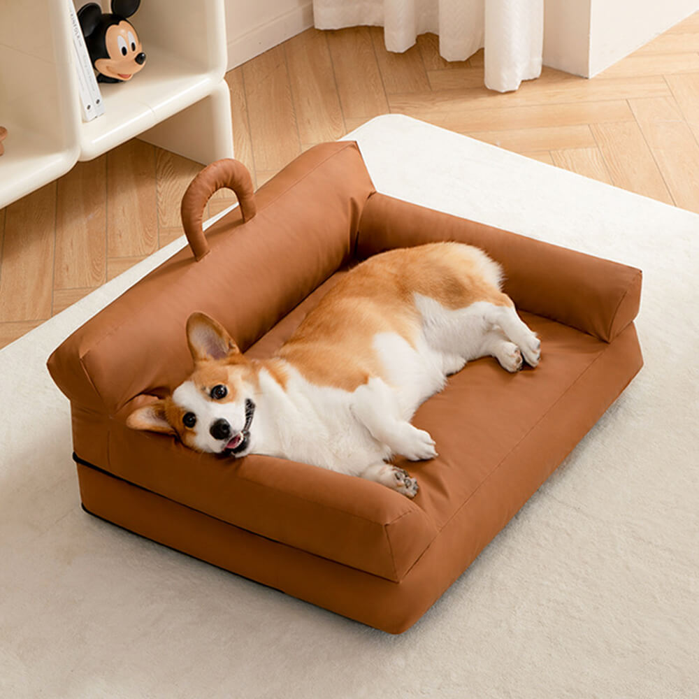 Erhöhtes Haustier-Sofa-Bett Stilvolles Wasserdicht Ergonomischer Komfort | Brehn