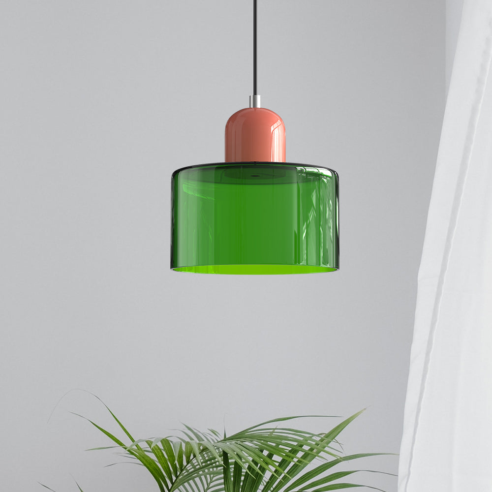 Brehn | Bauhaus Kreativ Glas Pendelleuchte - Kreatives Glas für ein elegantes Interieur