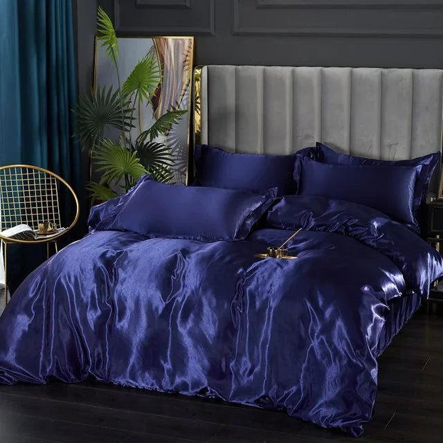 Brehn | Luxuriöses Seiden-Satin-Bettwäsche-Set - SilkElegance