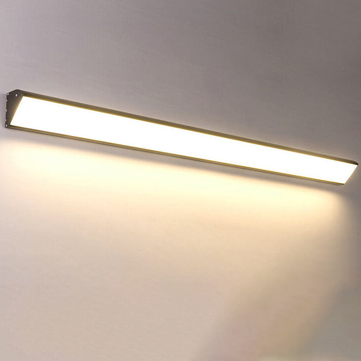 Moderne, lange LED-Wandleuchte für den Außenbereich aus Aluminium und Acryl, wasserdicht, mit langem Stab, für den Außenbereich
