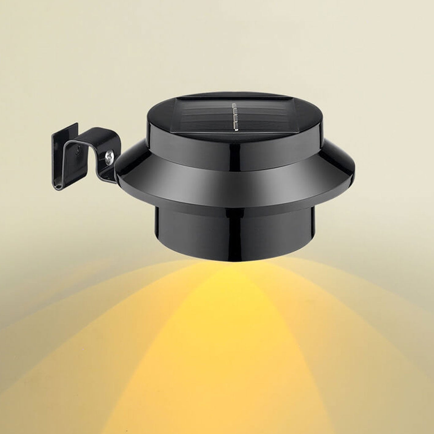 Solarzylinder-LED-Außen-Wasserdichte-Zaun-Wand-Sconces-Lampe | Brehn
