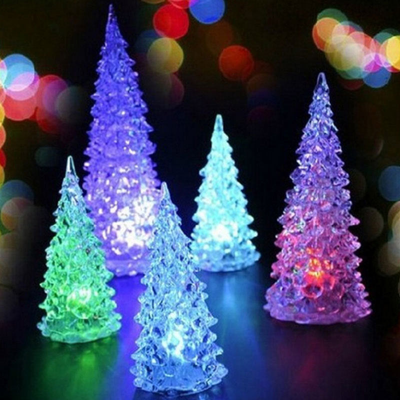 LED-Weihnachtsbaum-Nachtlicht, Acryl