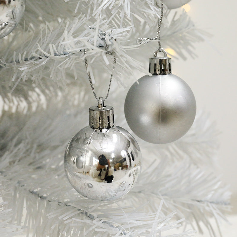 Mini-Weihnachtsbaum, weiß, 45/60 cm, mit Beleuchtung