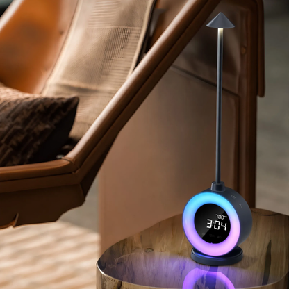 Multifunktionale RGB-Stimmungsleuchte mit Wecker