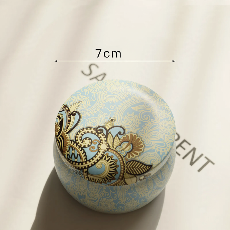 Drehbares Windlicht aus Eisen, 7,5 cm