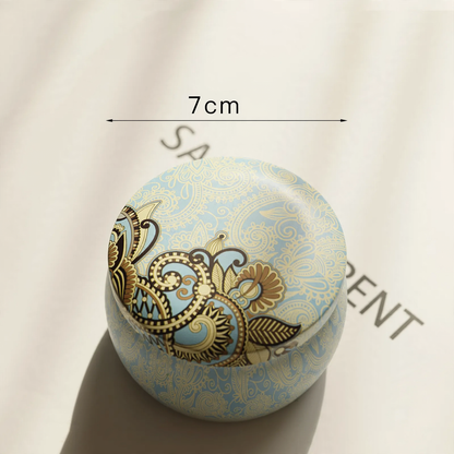 Drehbares Windlicht aus Eisen, 7,5 cm