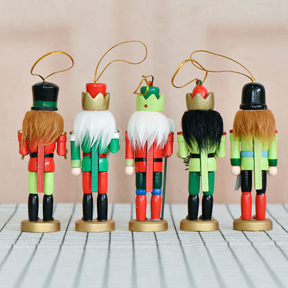 Nussknacker-Holzfiguren-Set, 13 cm