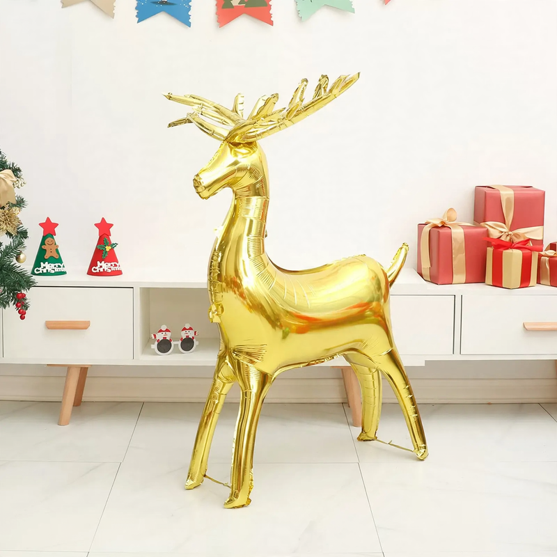 3D-Weihnachtsdekoration aus Aluminiumfolie