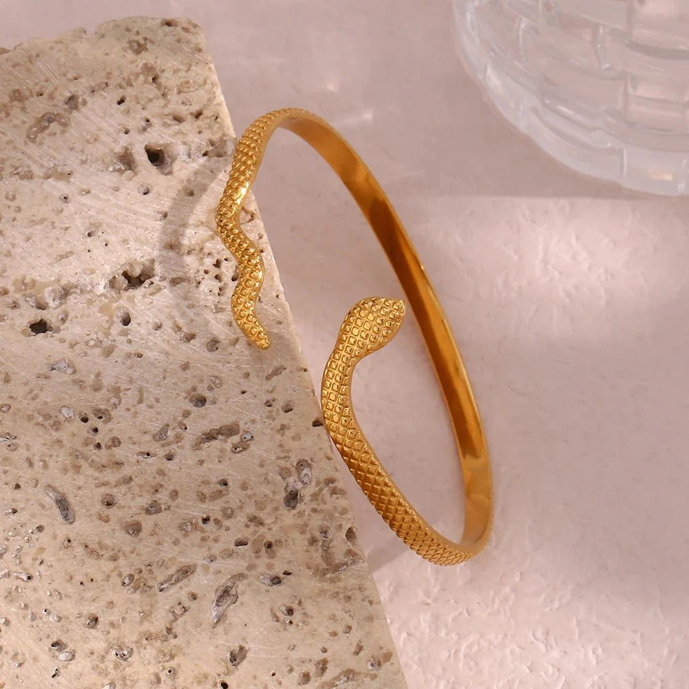 Brehn | 18k verstellbares Schlangenarmband