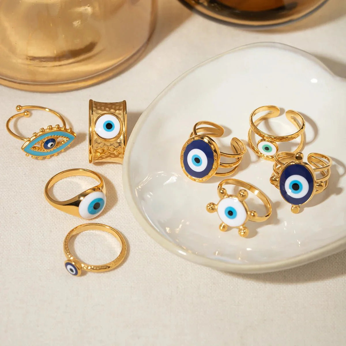 Brehn | 18k Bohemian böse Augen Ringe