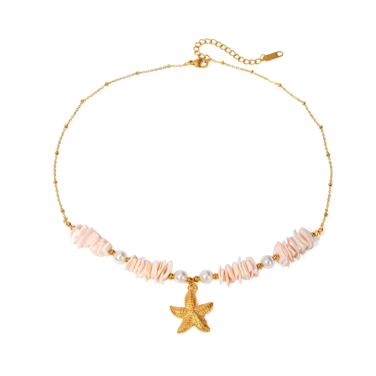 Brehn | 18k Boho Ozeanische Muschel Halsketten