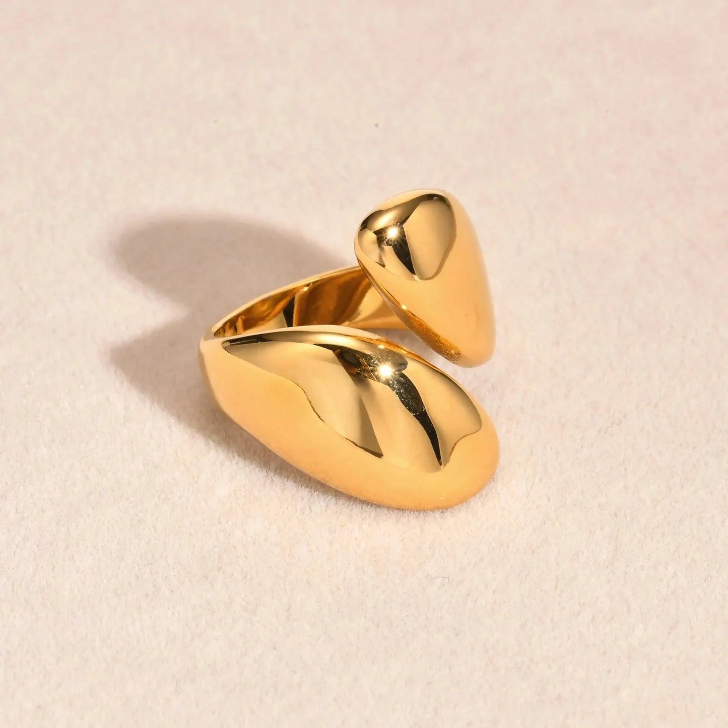 Brehn | 18k Chunky Tropfen Wickelring