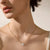 Brehn | 18k Zartes Weißes Florales Halsband