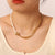 Brehn | 18k Gold Klassische Moderne Kubanische Perlen Choker Halskette
