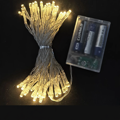 LED-Lichterkette, batteriebetrieben oder USB, 5 Meter