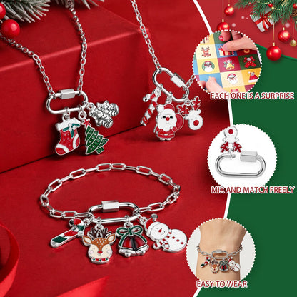 Weihnachts-Adventskalender mit DIY-Schmuckset