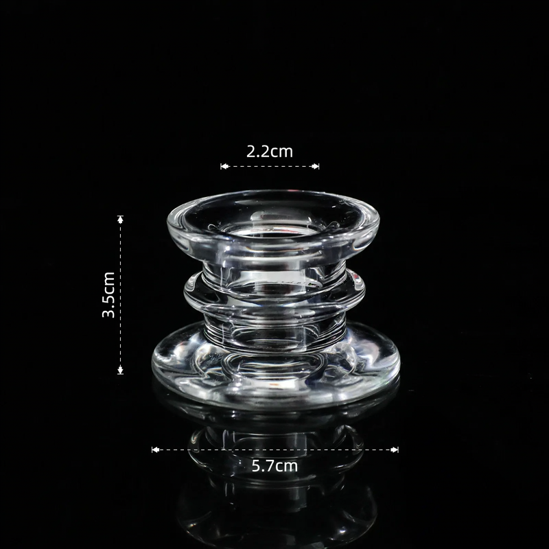 Glas-Kerzenhalter im europäischen Stil